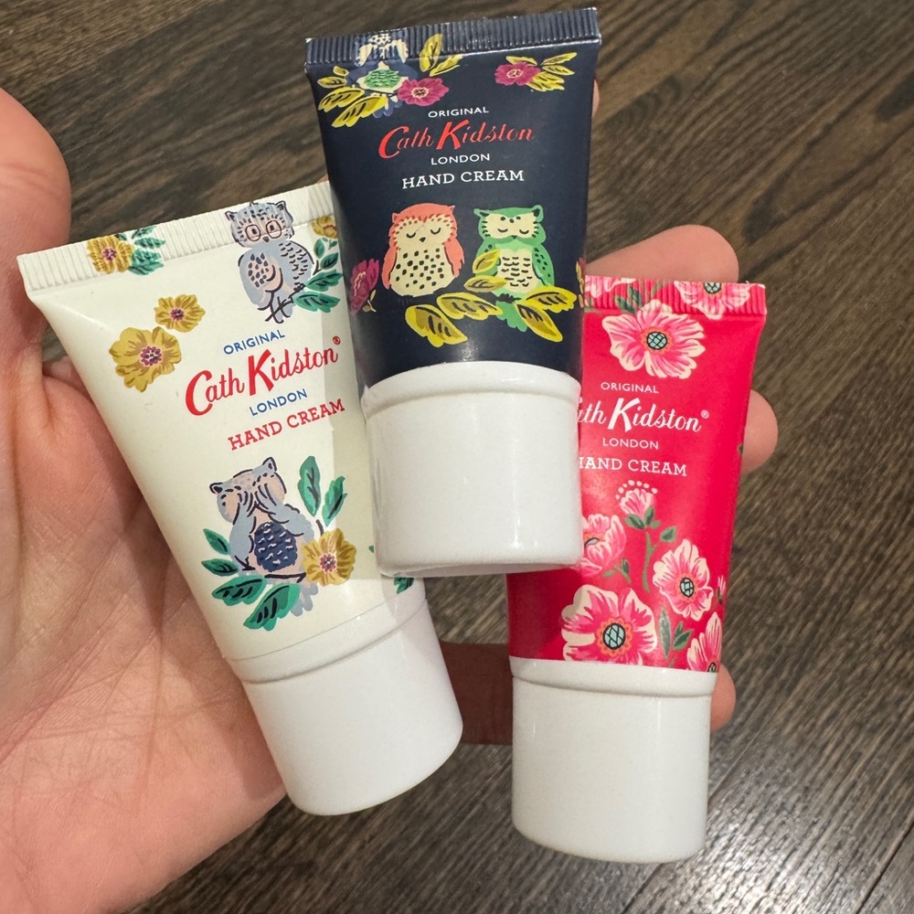 3 NEW Cath Kidston Hand Cream 3 Pack Lavender & Chamomile Magical Woodland - Picture 2 of 3